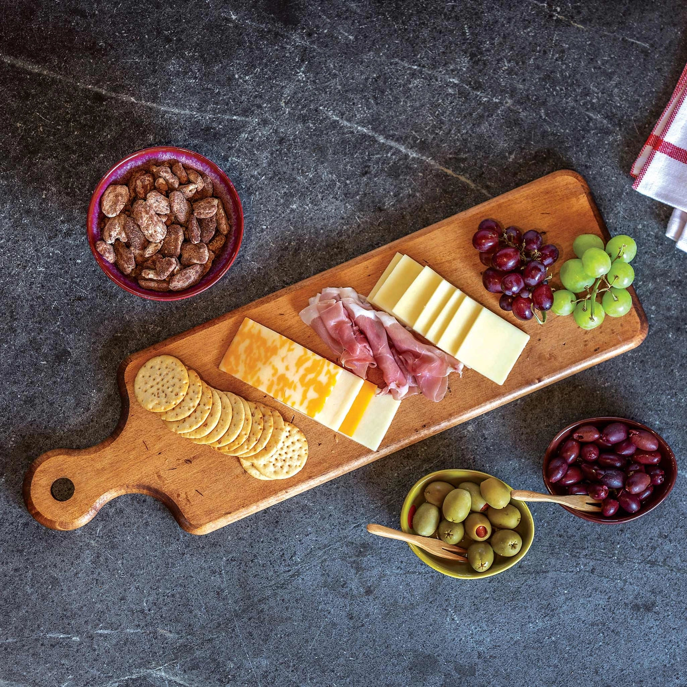 Maple Artisan Plank Charcuterie Board