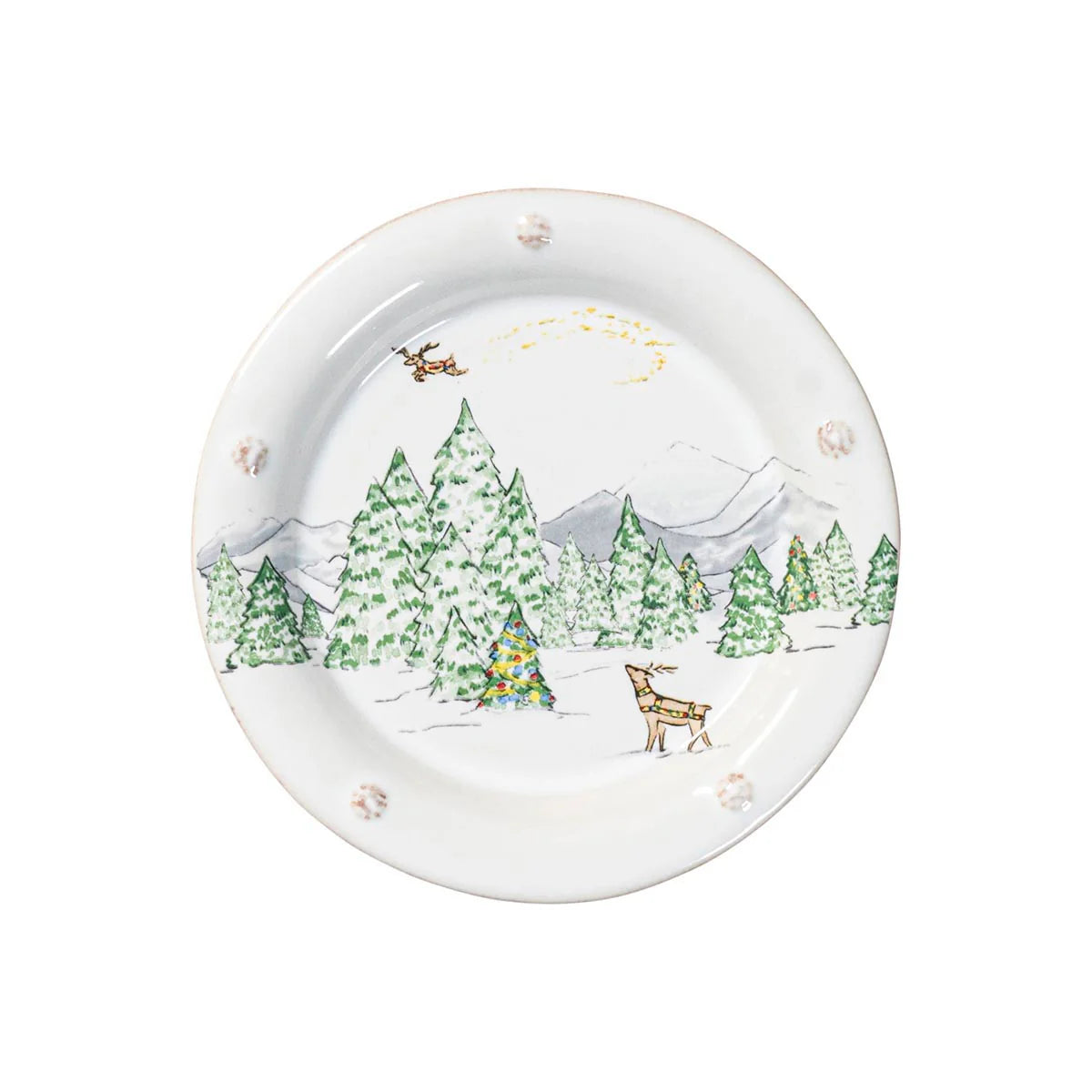 Berry & Thread North Pole Cocktail Plates - Set of 4