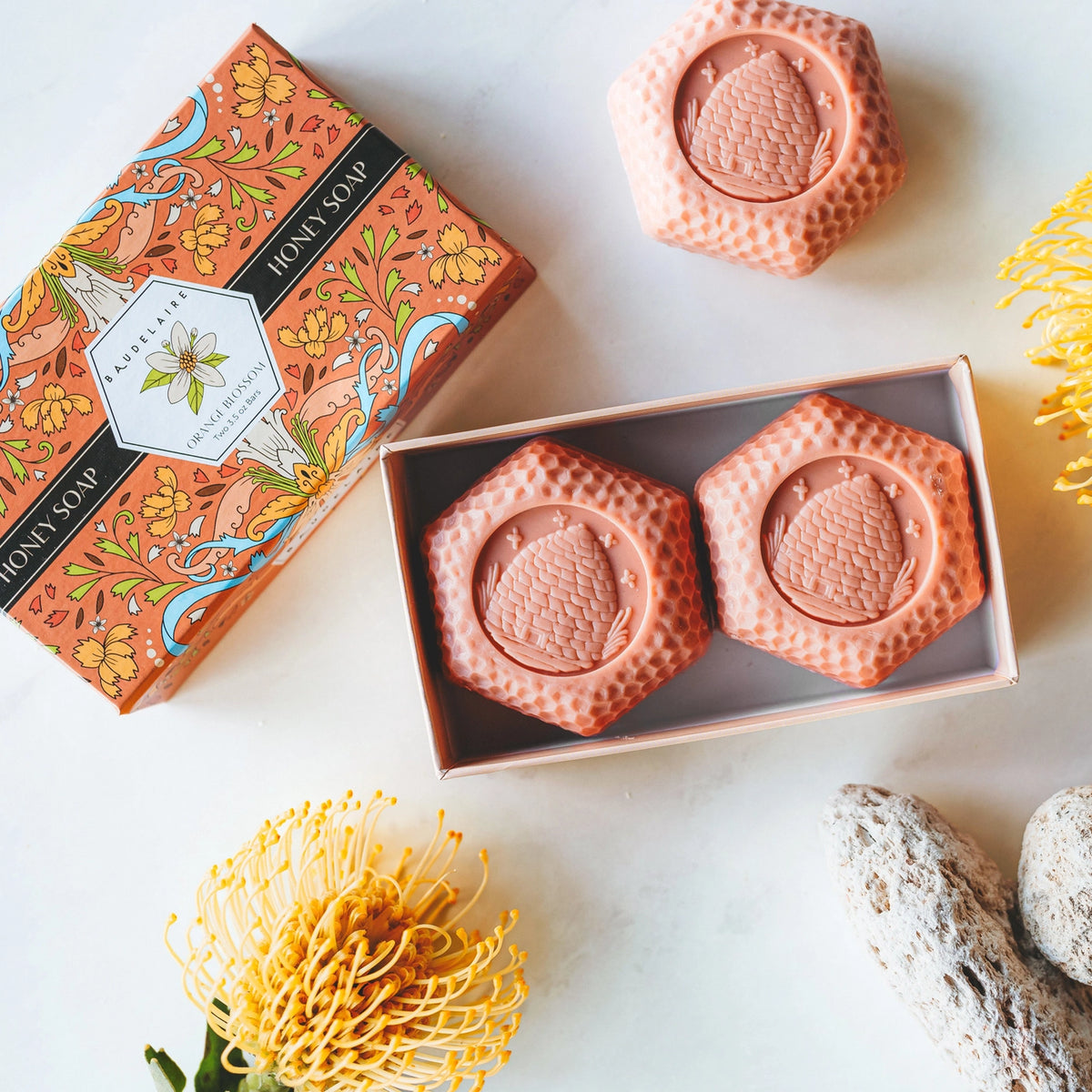 Baudelaire Honey Soap Two Bar Gift Sets