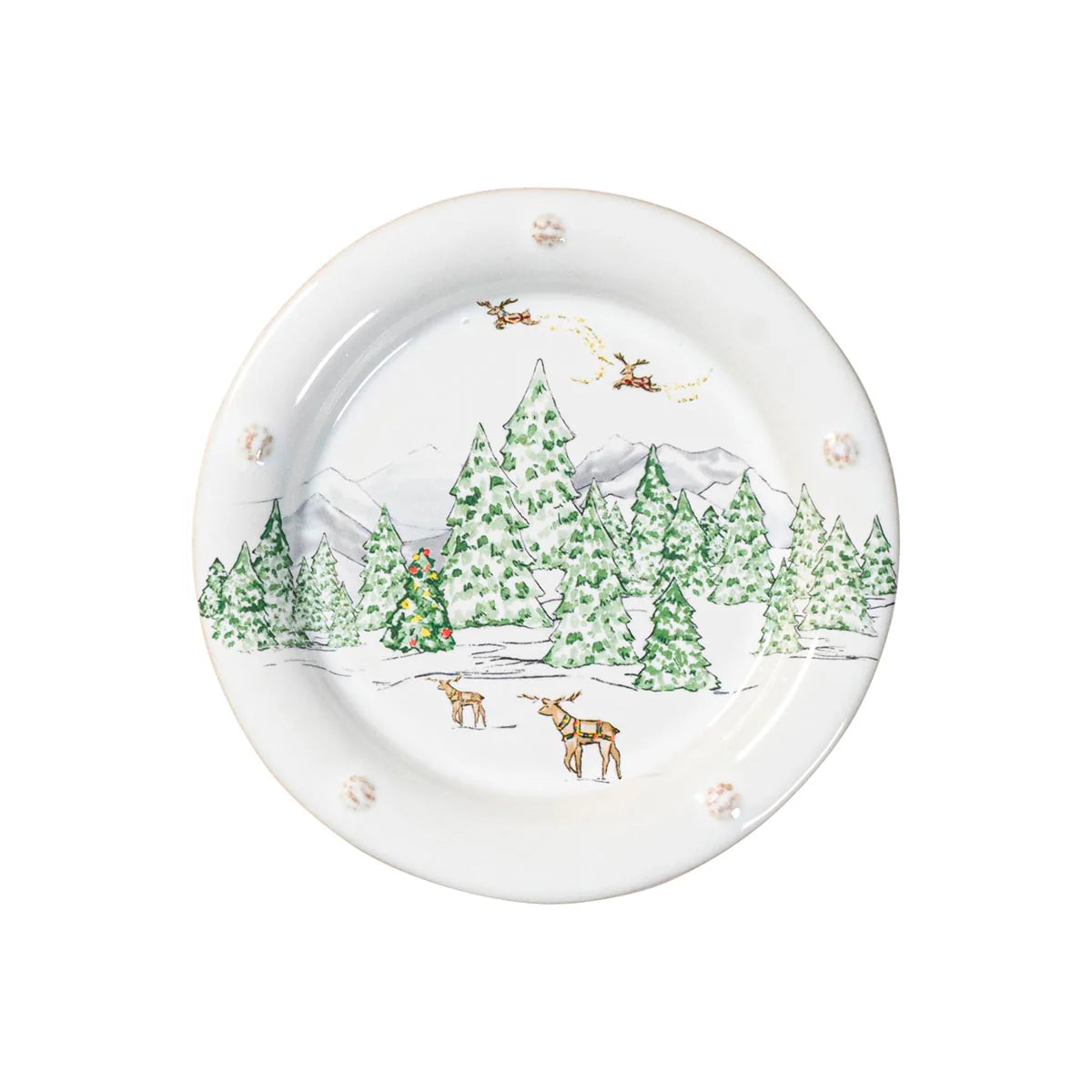 Berry & Thread North Pole Cocktail Plates - Set of 4