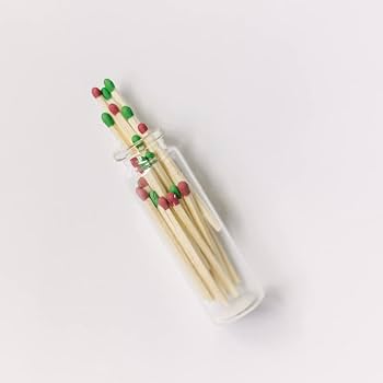 The Winter Elk Glass Candle & Match Set