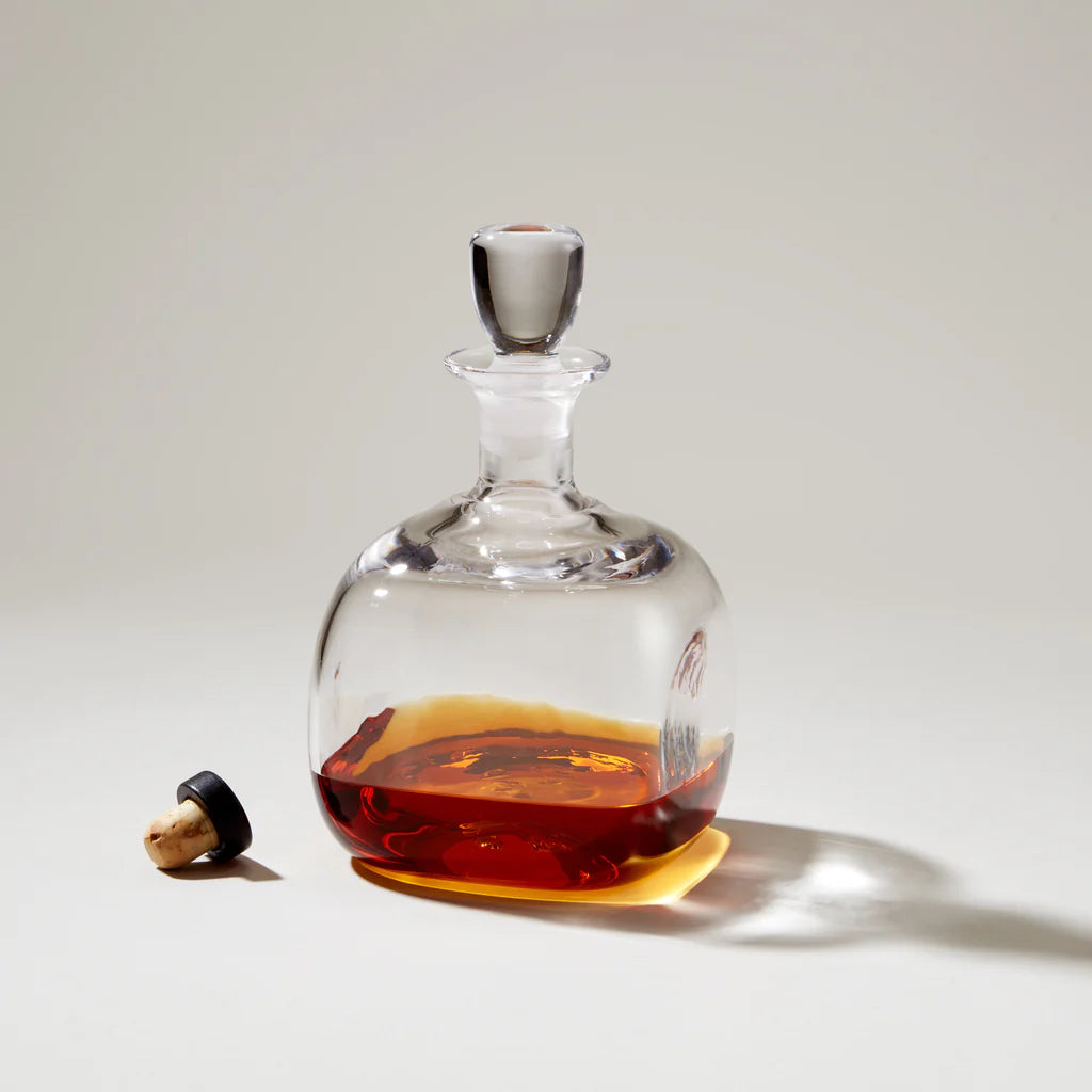 Simon Pearce Woodbury Decanter & Whiskey Stones Set