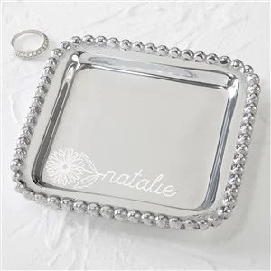 Mariposa Beaded Tray & Honey Soap Set