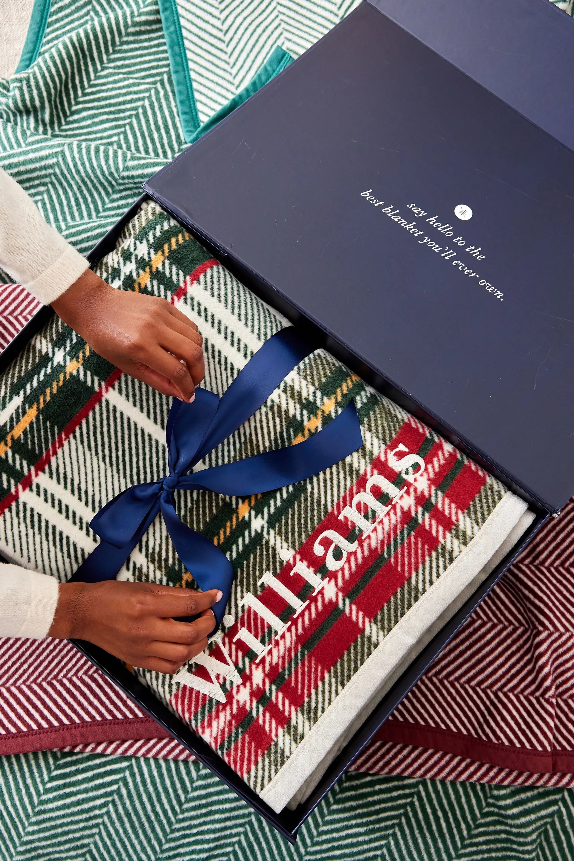 Stewart Plaid Blanket - Thumbnail 3