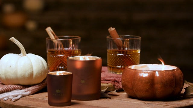 18 oz Heirloom Pumpkin Round Candle