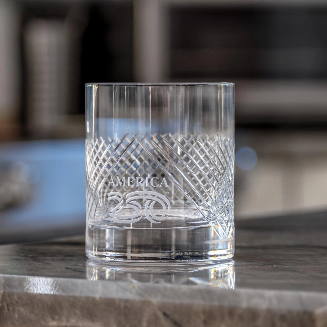America250™ Bourbon Street 11oz On the Rocks Whiskey Glass