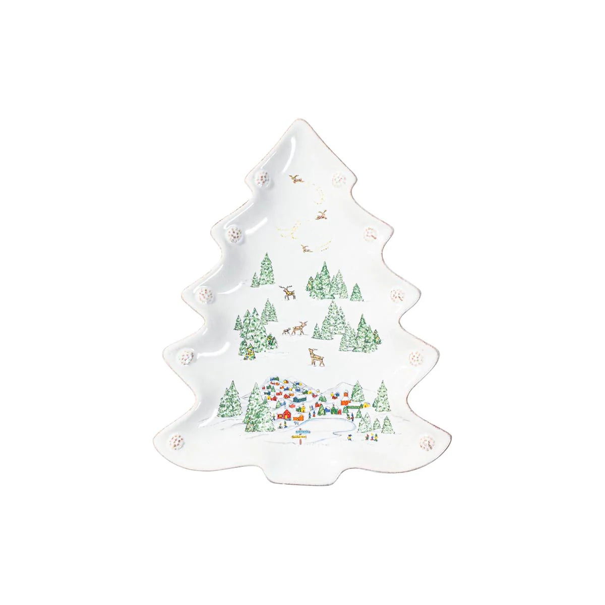 North Pole Tree Platter