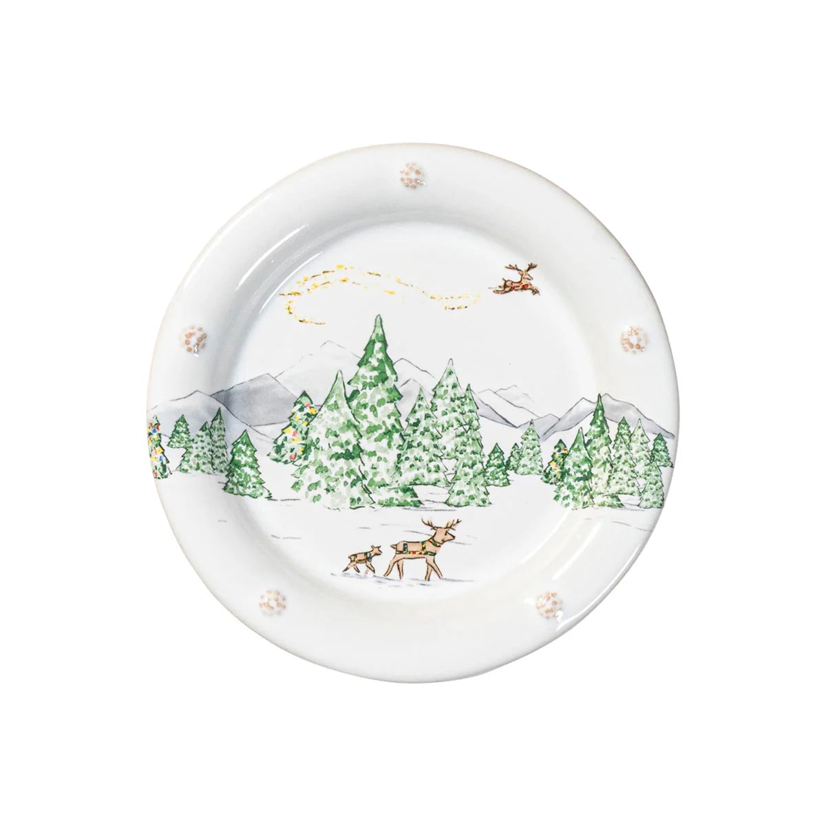 Berry & Thread North Pole Cocktail Plates - Set of 4
