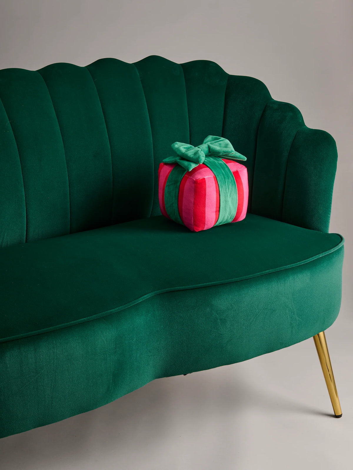Shiraleah Stripe Gift Box Small Pillow