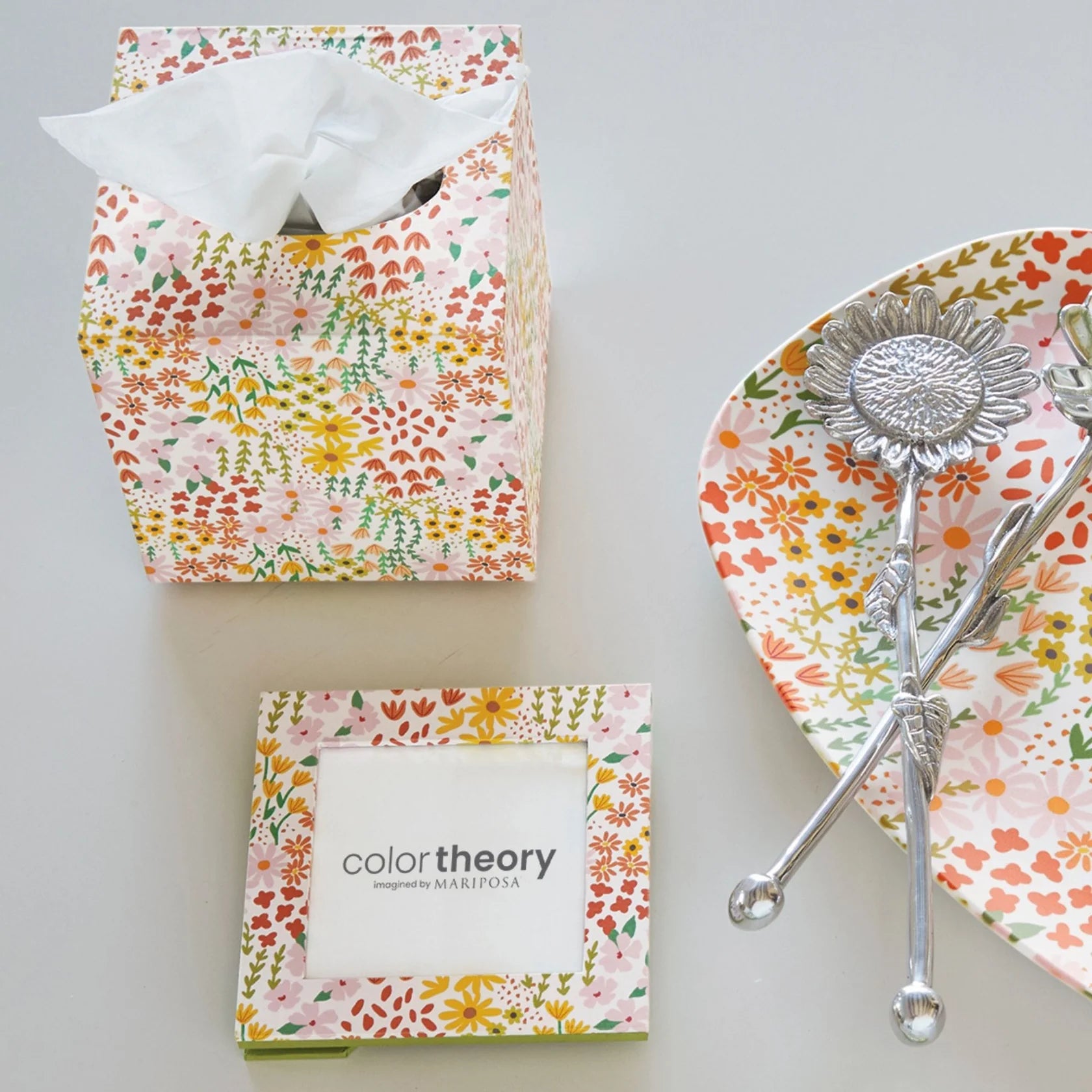 Botanical Tissue Box Cover