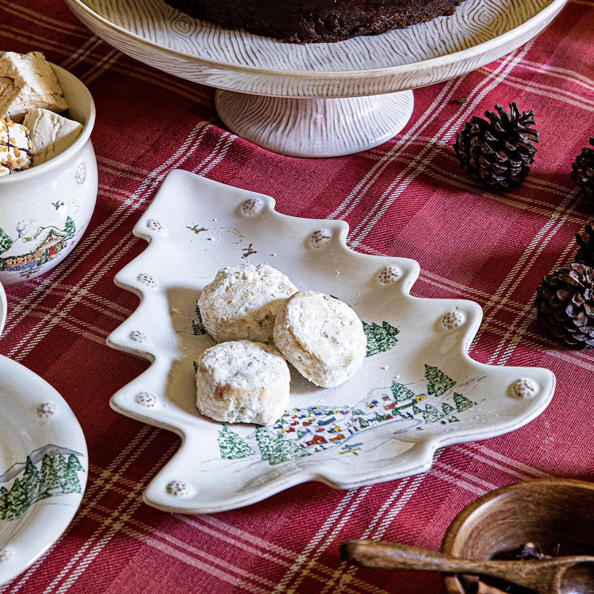 North Pole Tree Platter