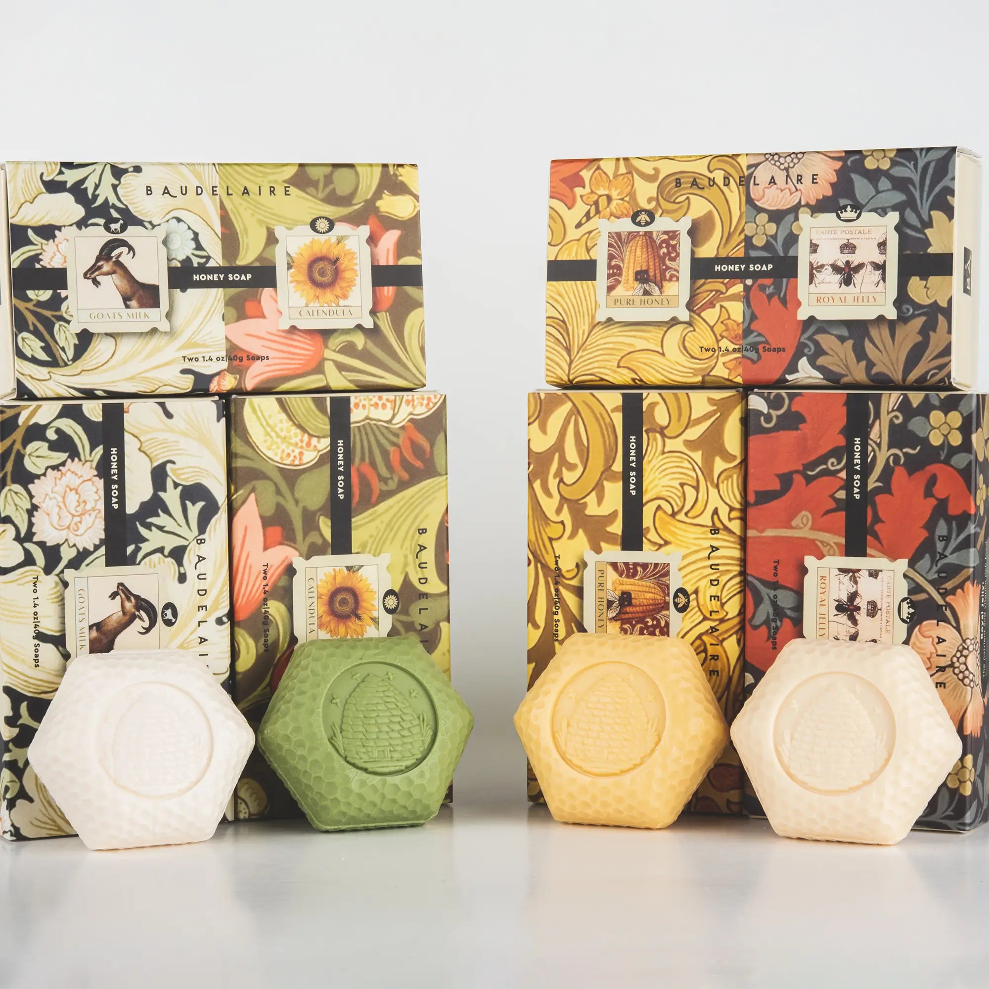 3.5 oz - 2-Bar Honey Soap in Gift Box