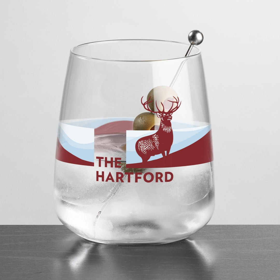 American Flag Co-Branded Rocks Glass Set