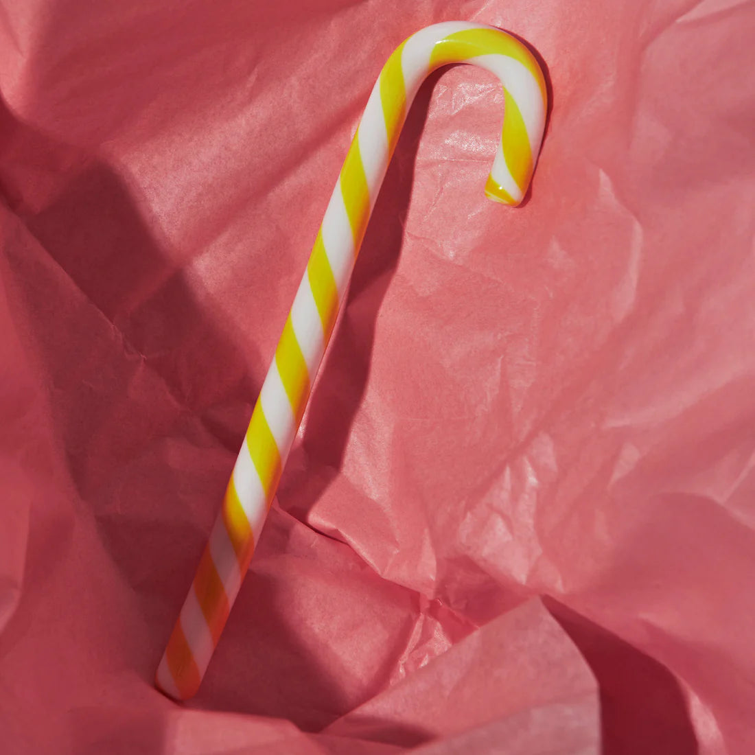 Glass Polka-Stripe Candy Canes