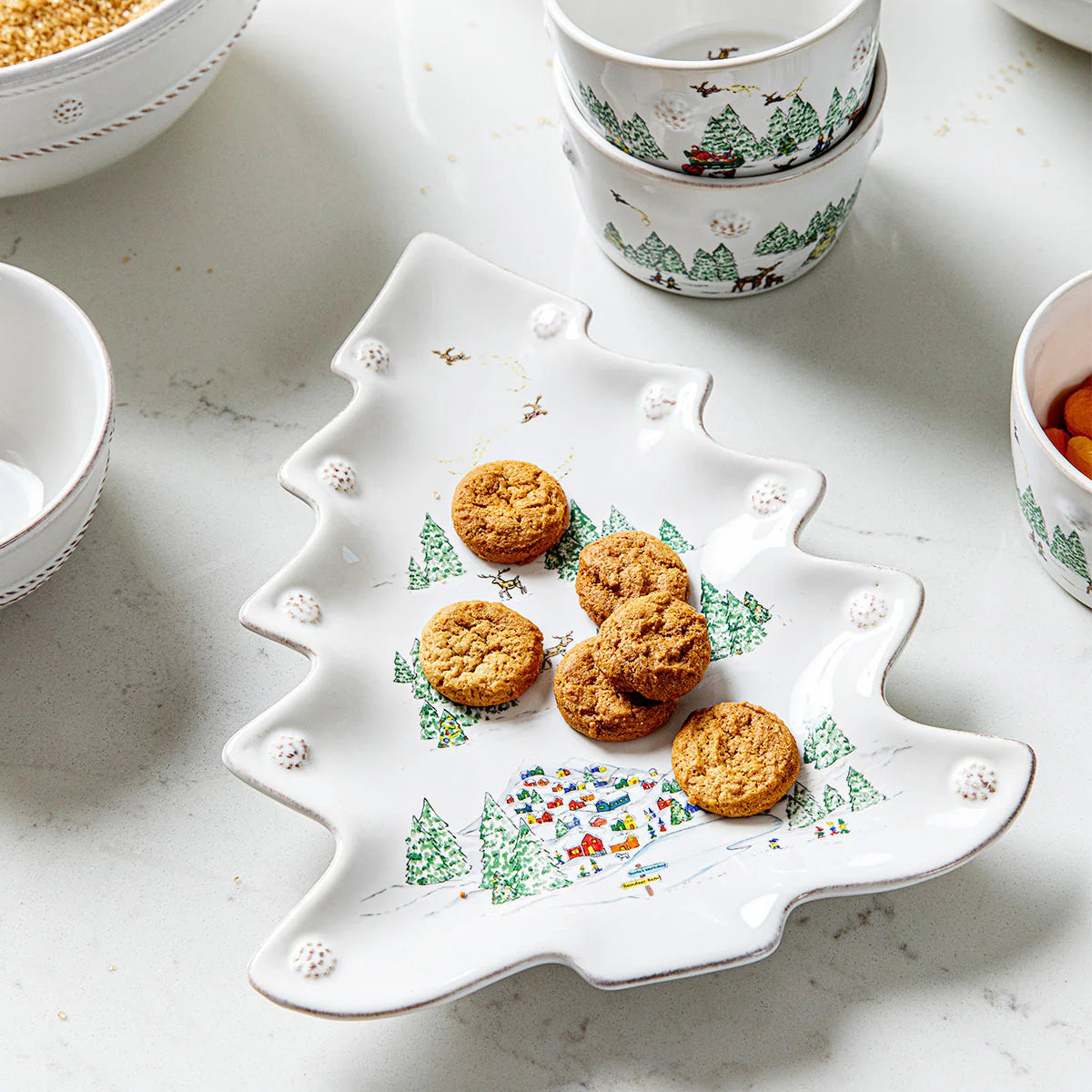 North Pole Tree Platter