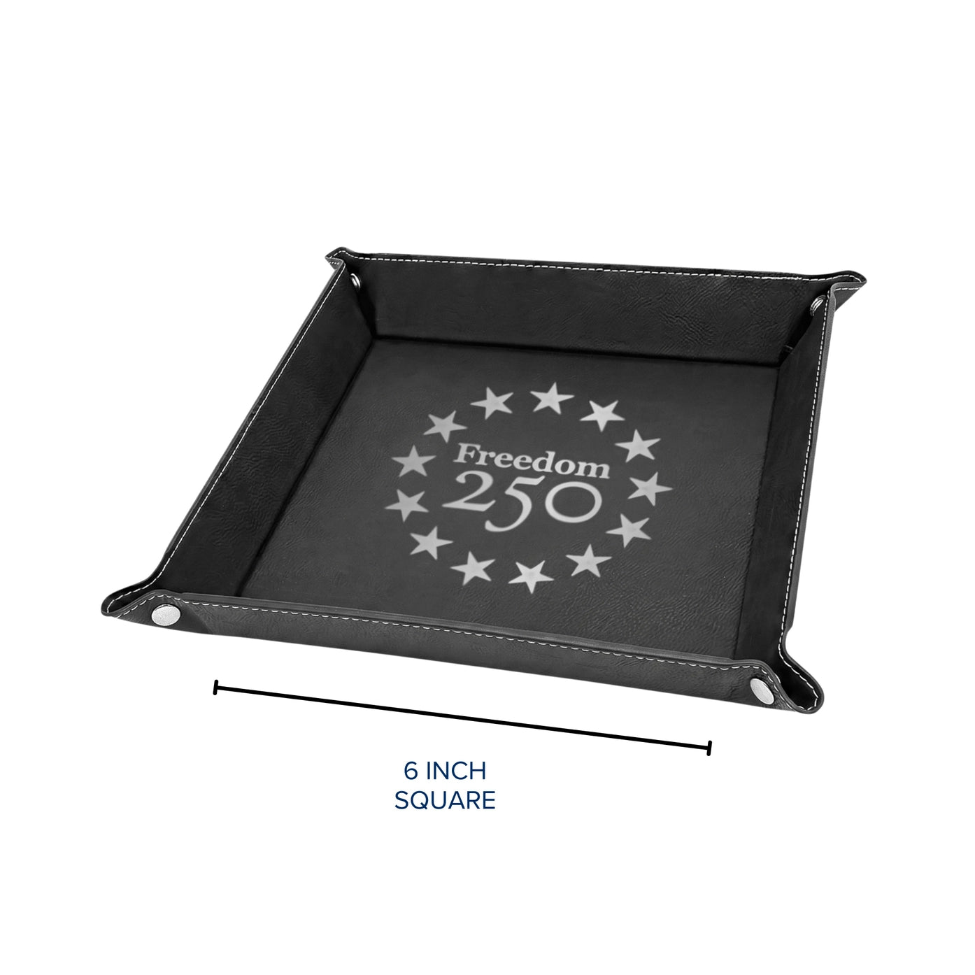 Freedom 250 Flag Leatherette Tray