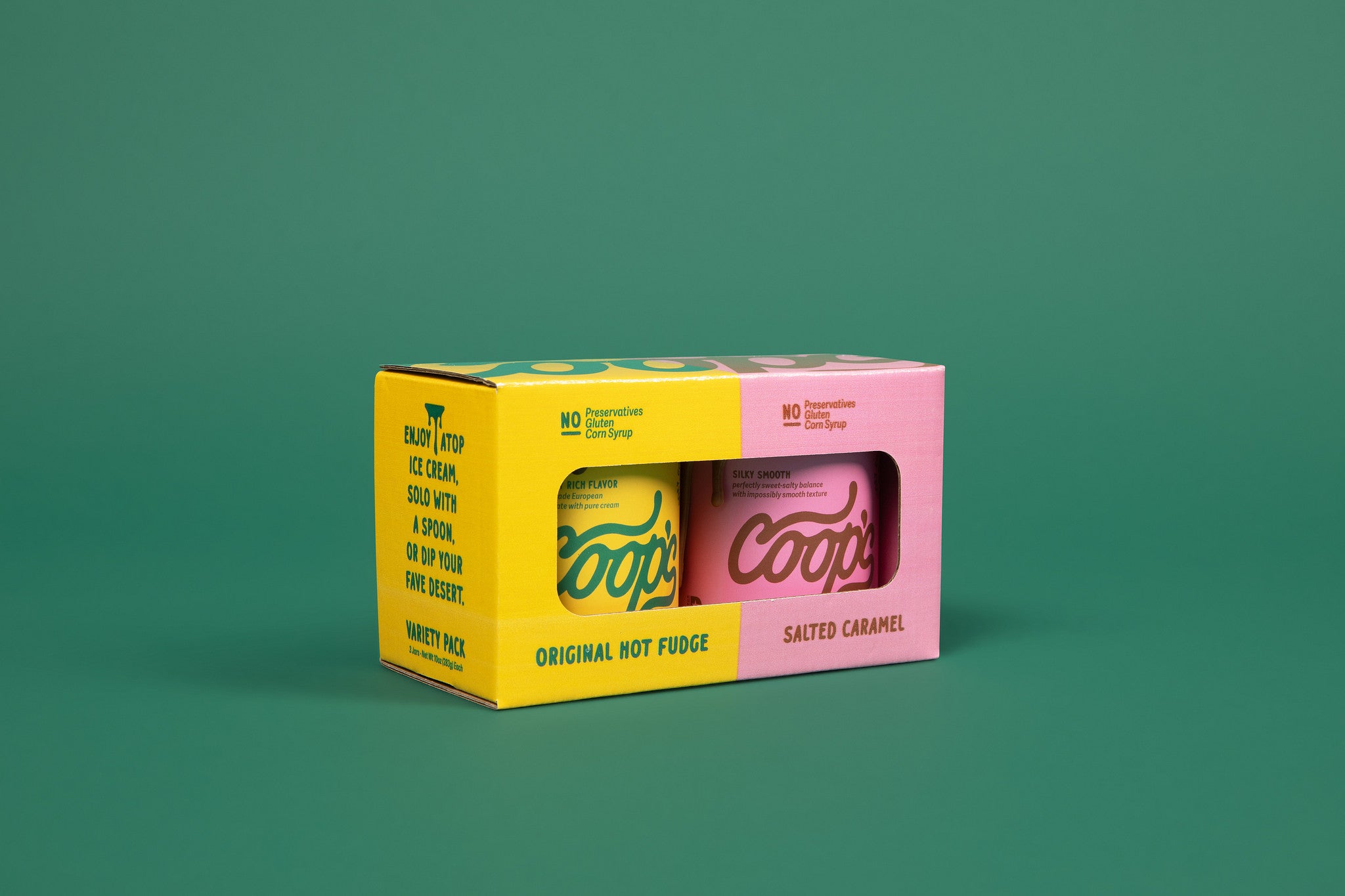 2-Jar Gift Pack - Salted Caramel + Original Hot Fudge