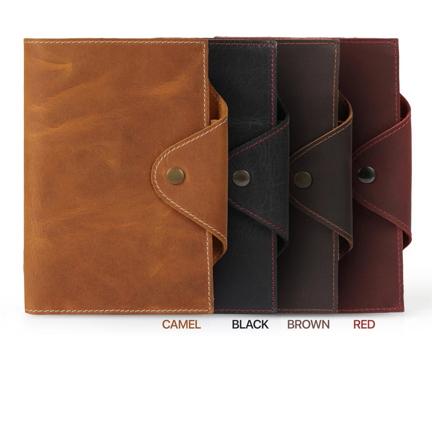 Leather Portfolio & Hand-Dipped Chocolate Pretzels Gift Set