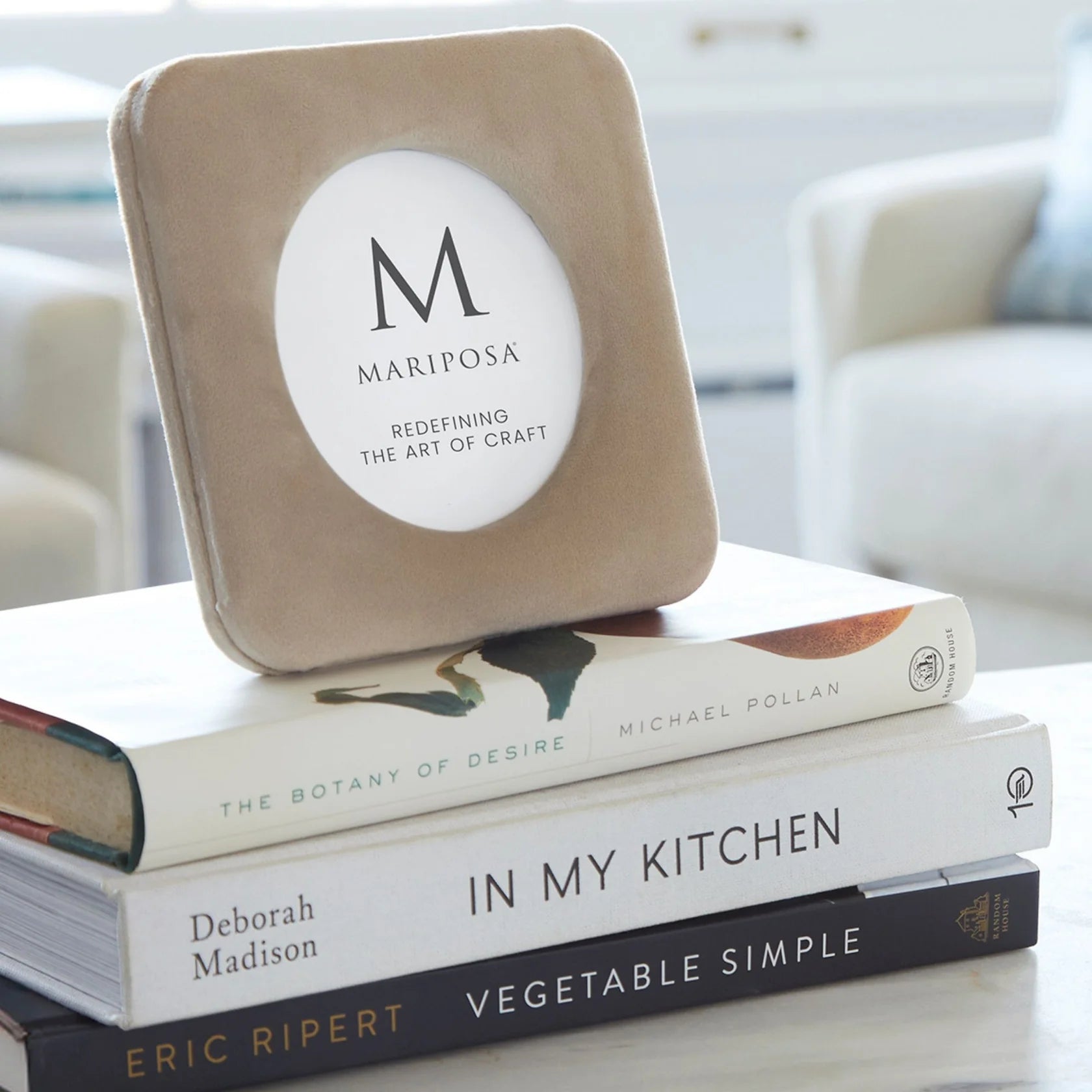 4 x 4 Lola Velvet Round Frame