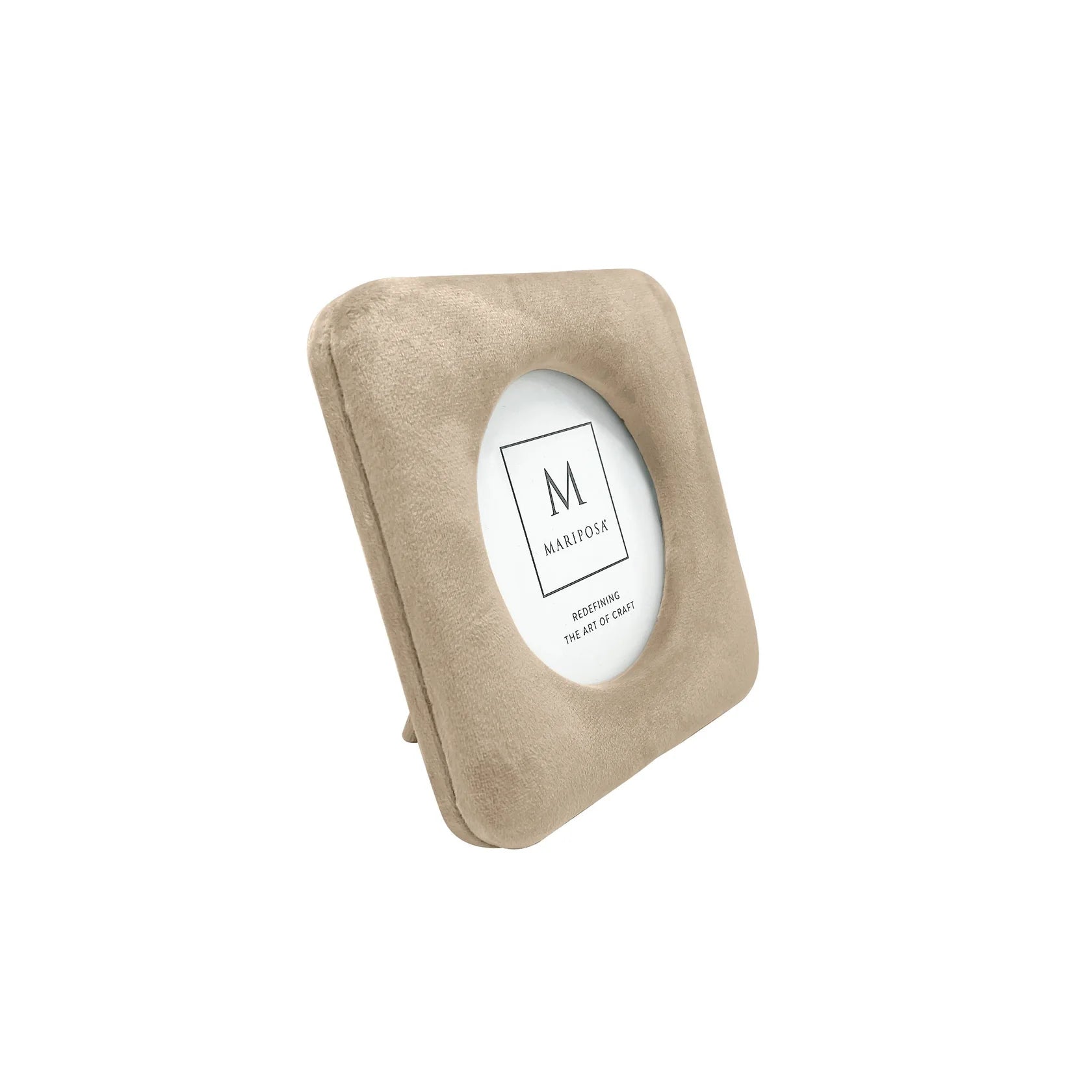 4 x 4 Lola Velvet Round Frame