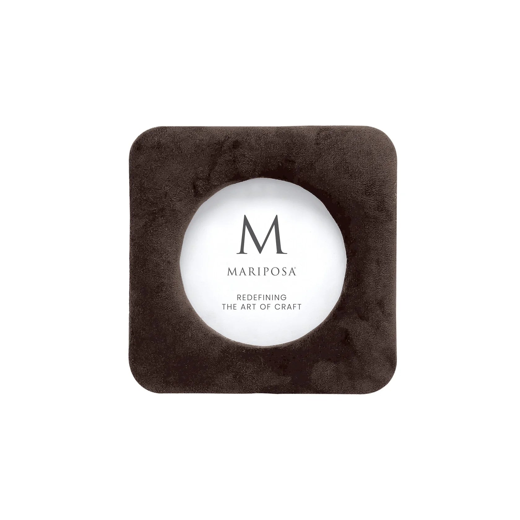 4 x 4 Lola Velvet Round Frame