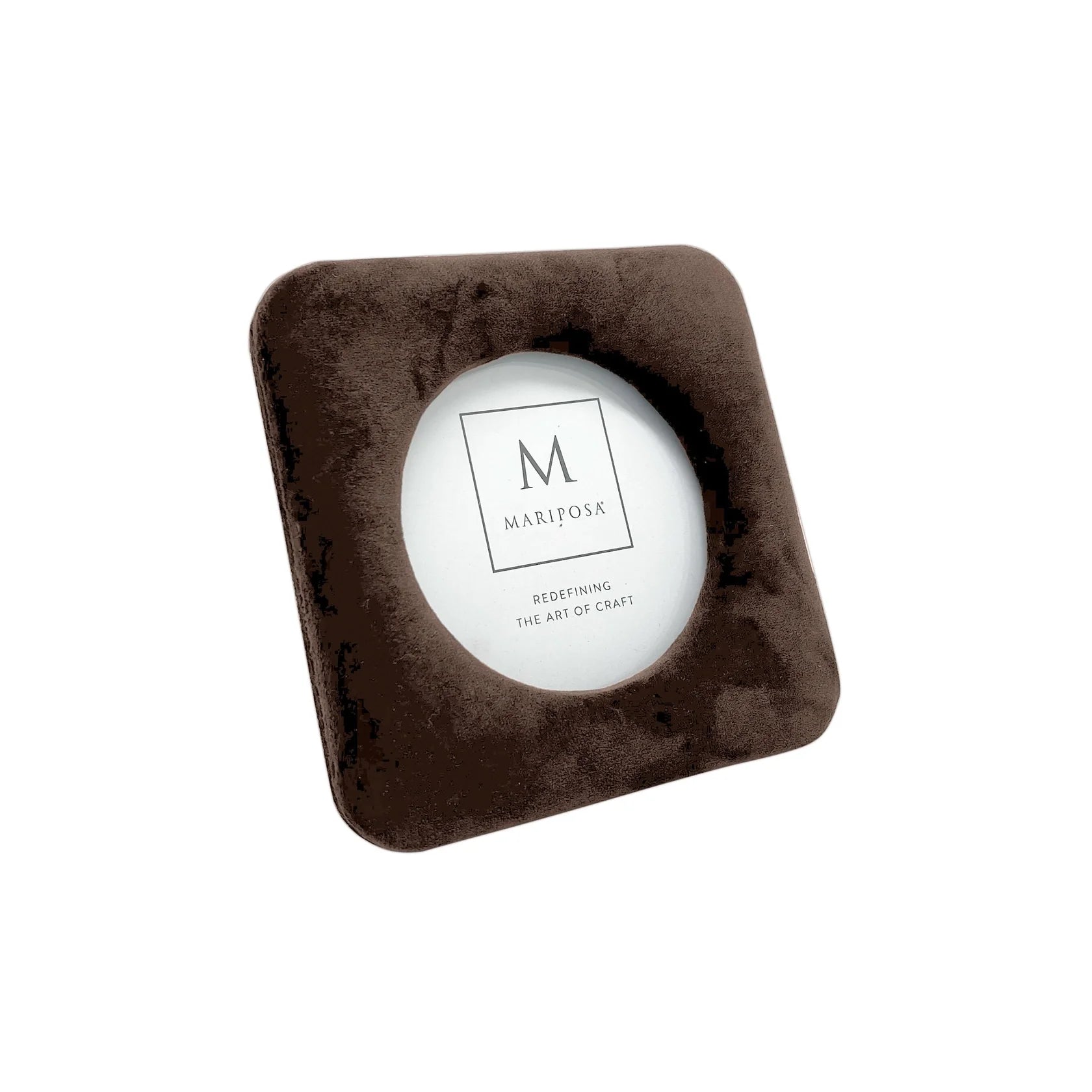 4 x 4 Lola Velvet Round Frame