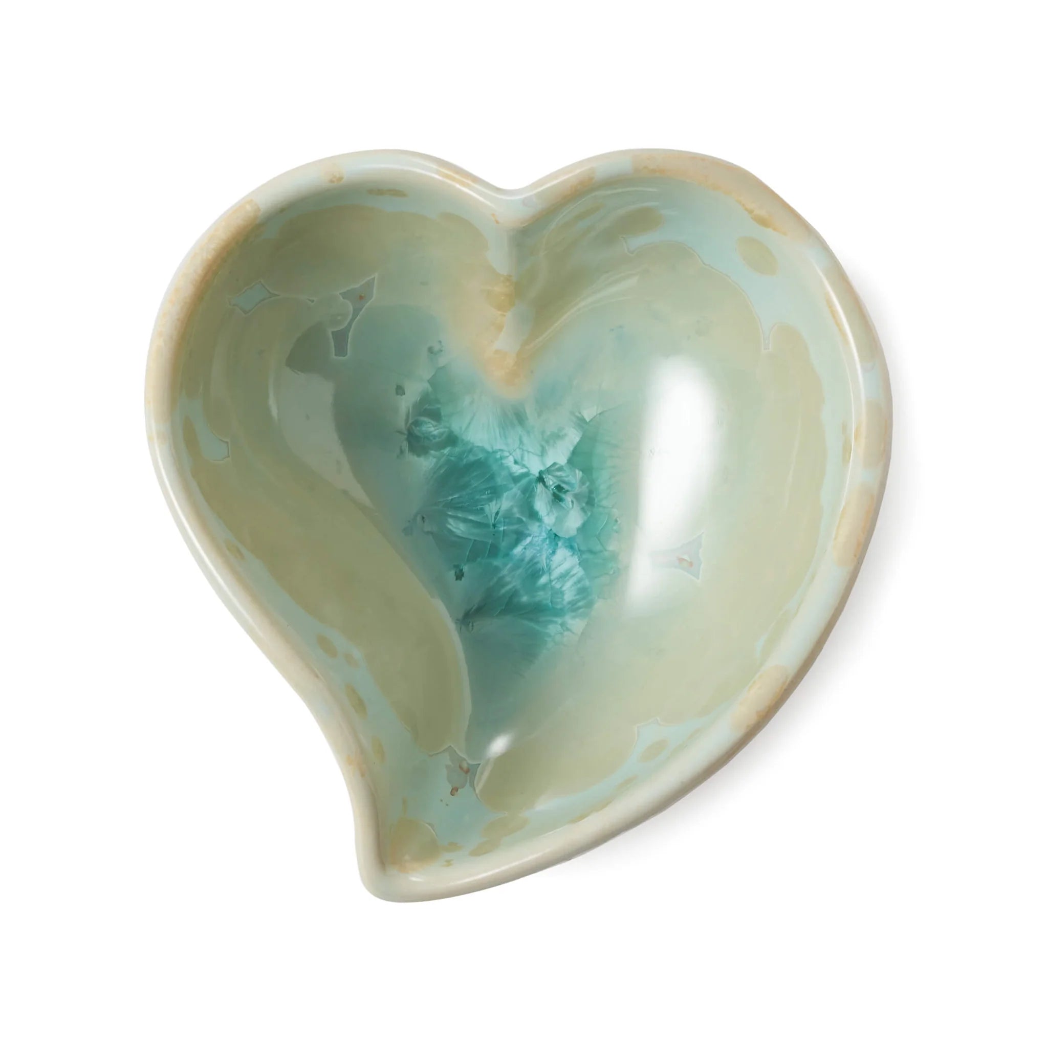 Small Crystalline Twist Heart Bowl