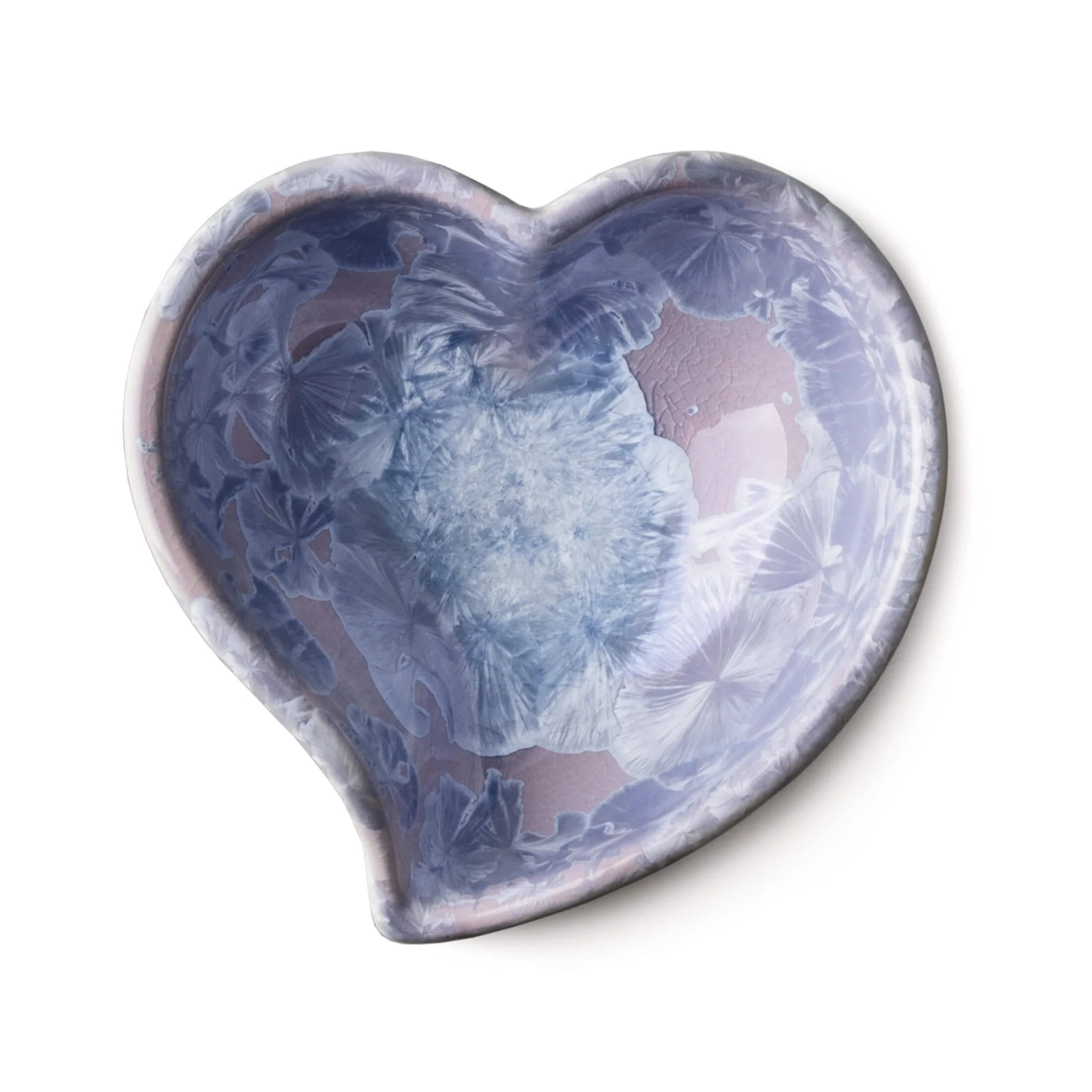 Small Crystalline Twist Heart Bowl