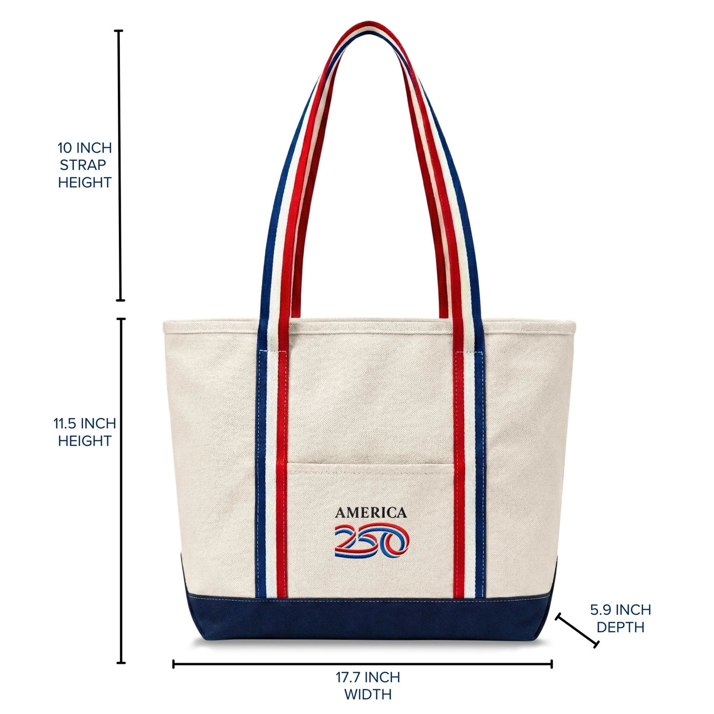 America 250 Premium Canvas Tote Bag - Officially Licensed
