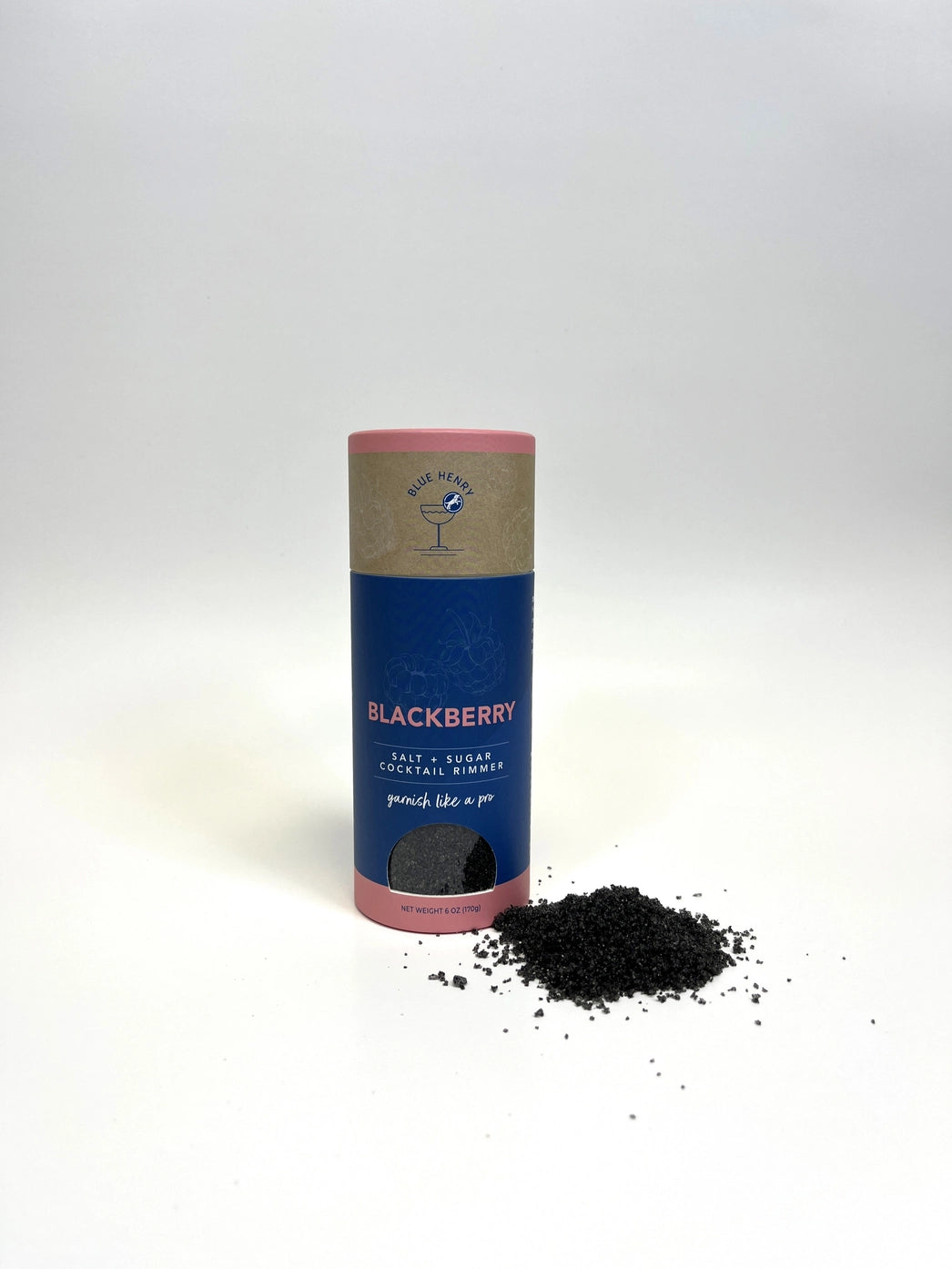 Blue Henry Blackberry Rimming Sugar + Salt