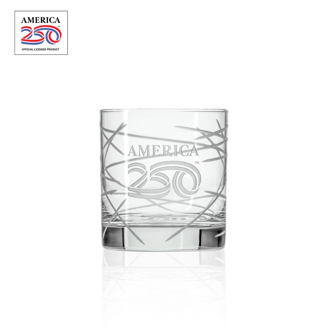 America250™ Longitude 10oz On the Rocks Whiskey Glass