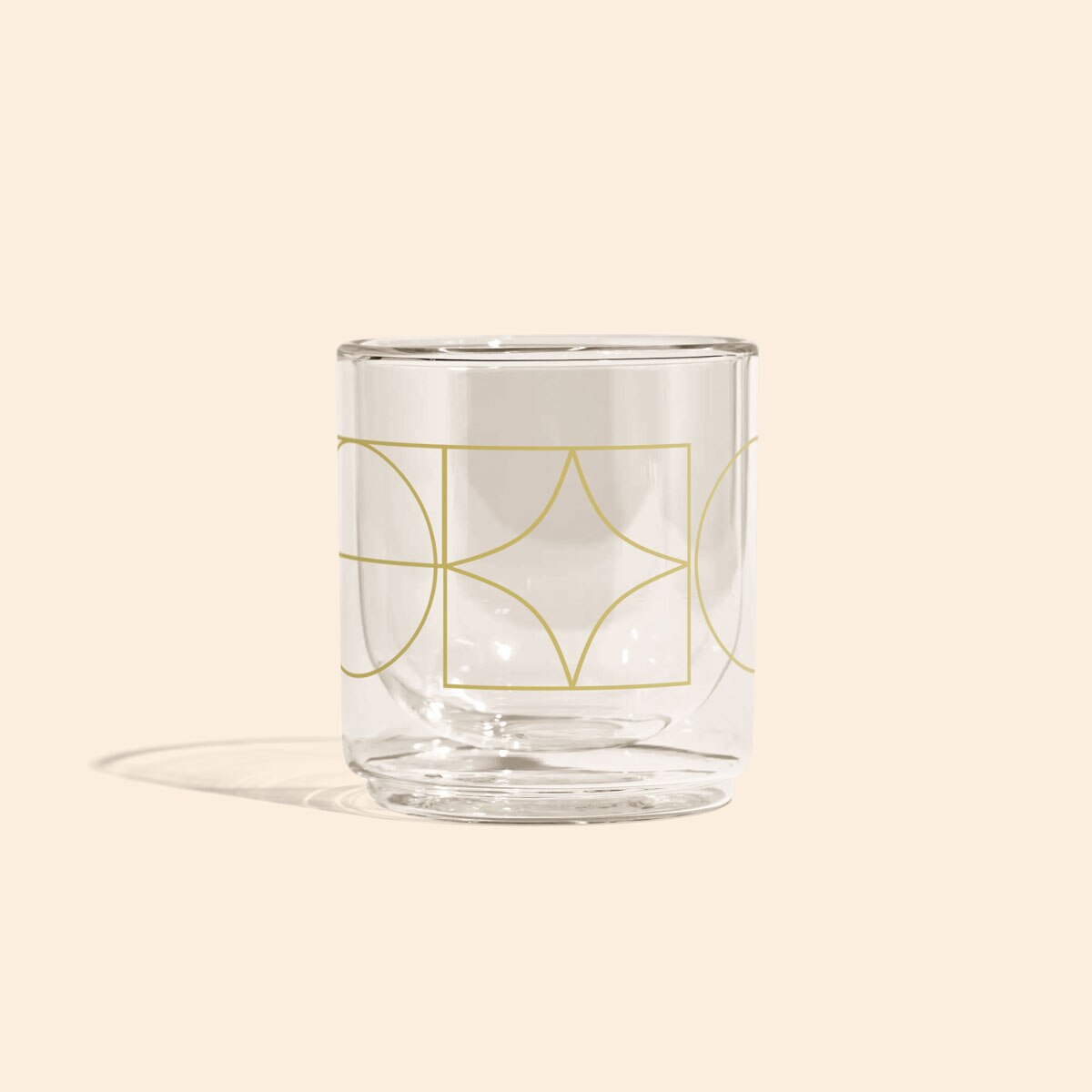 American Flag Co-Branded Glass Tumbler Set