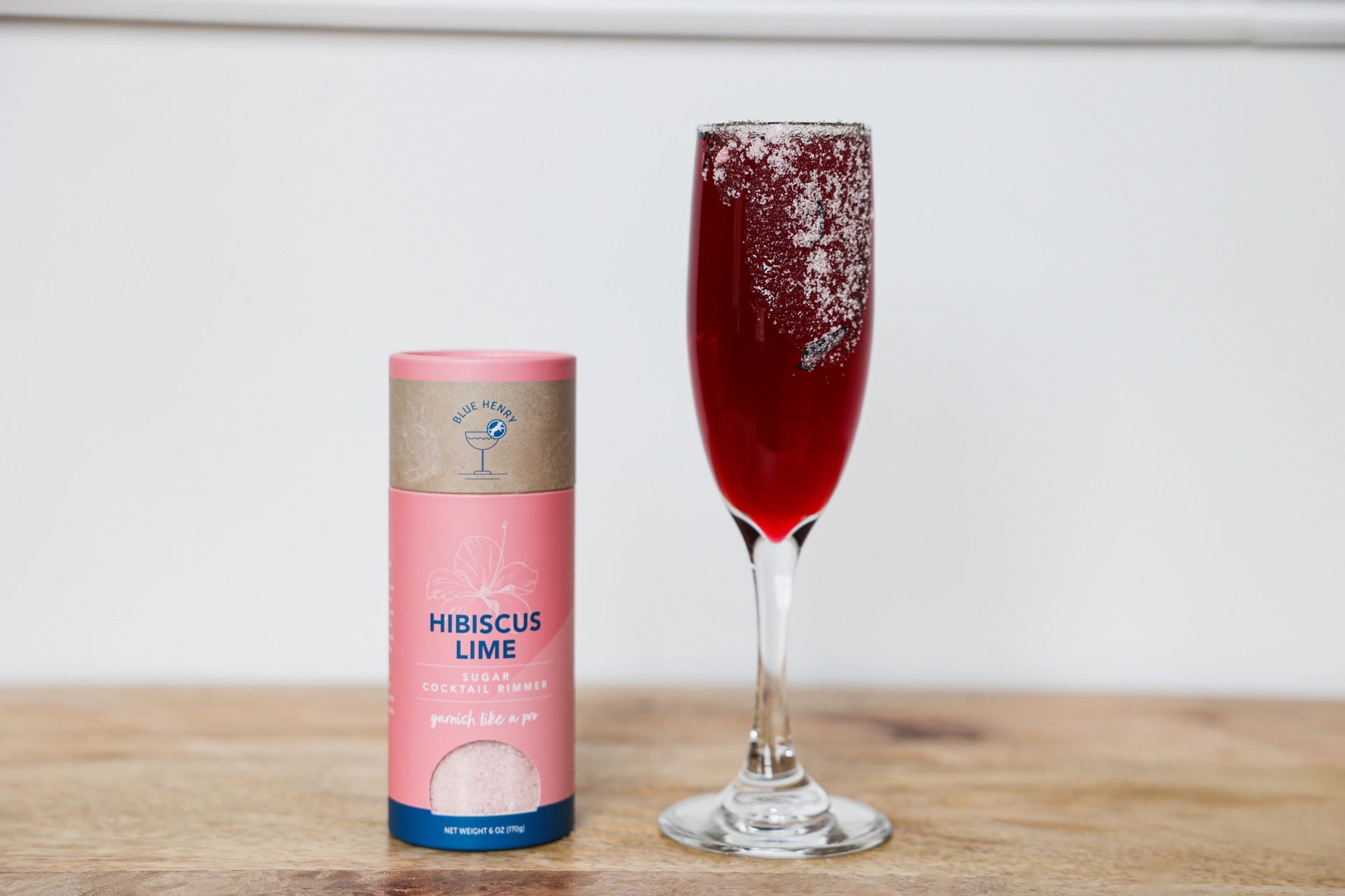 Blue Henry Hibiscus Rimming Sugar