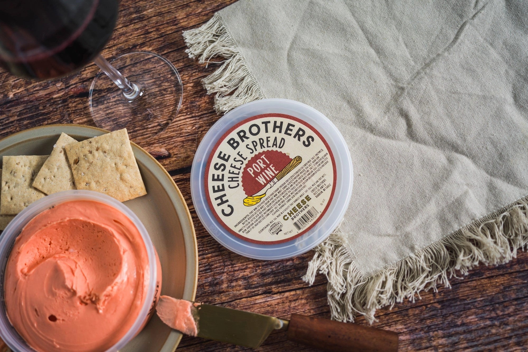 Artisan Cheese Spread Six Cheese Sampler