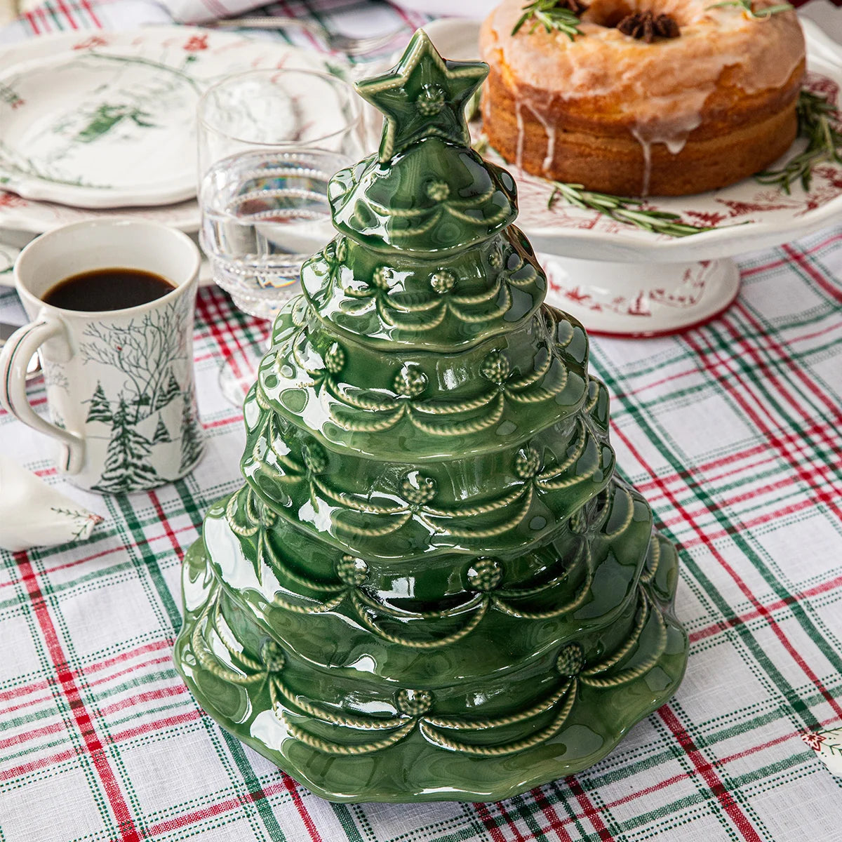 Berry & Thread Christmas Tree Cookie Jar