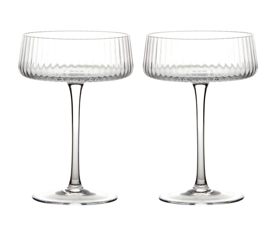 Set of 2 Empire Clear Glasses - Thumbnail 3