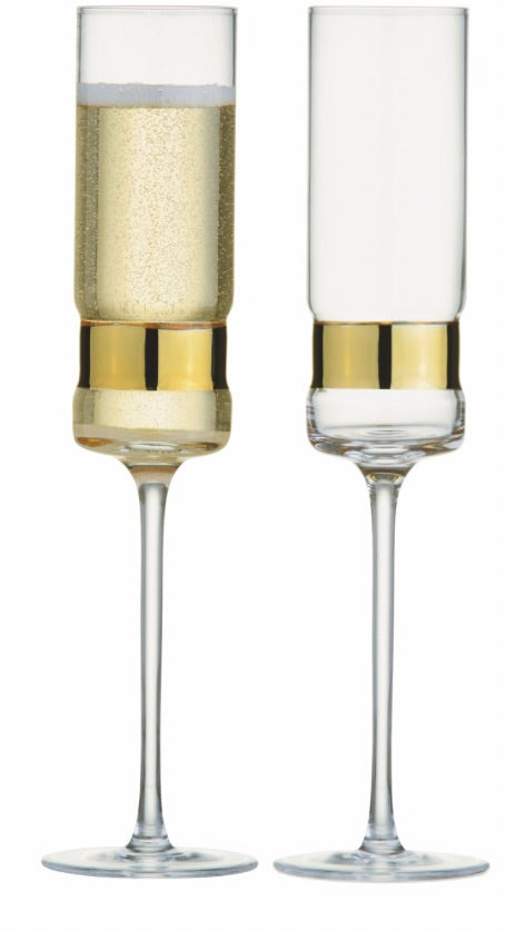 Gold SoHo Glasses - Set of 2