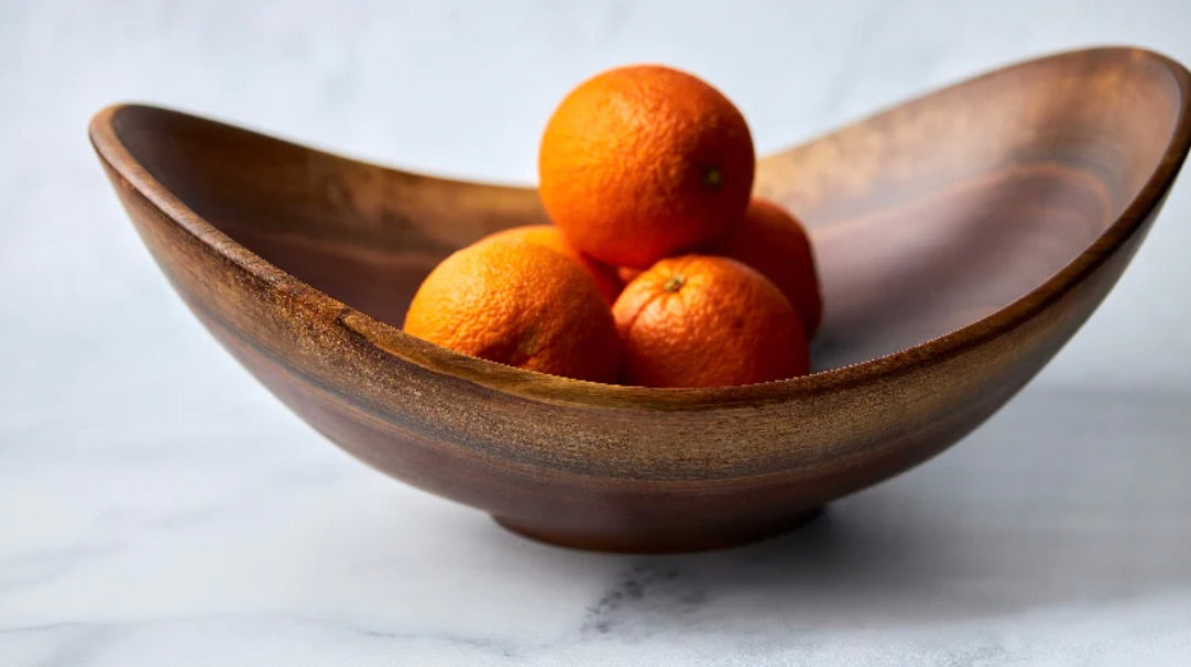 Medium Live Edge Wooden Bowl