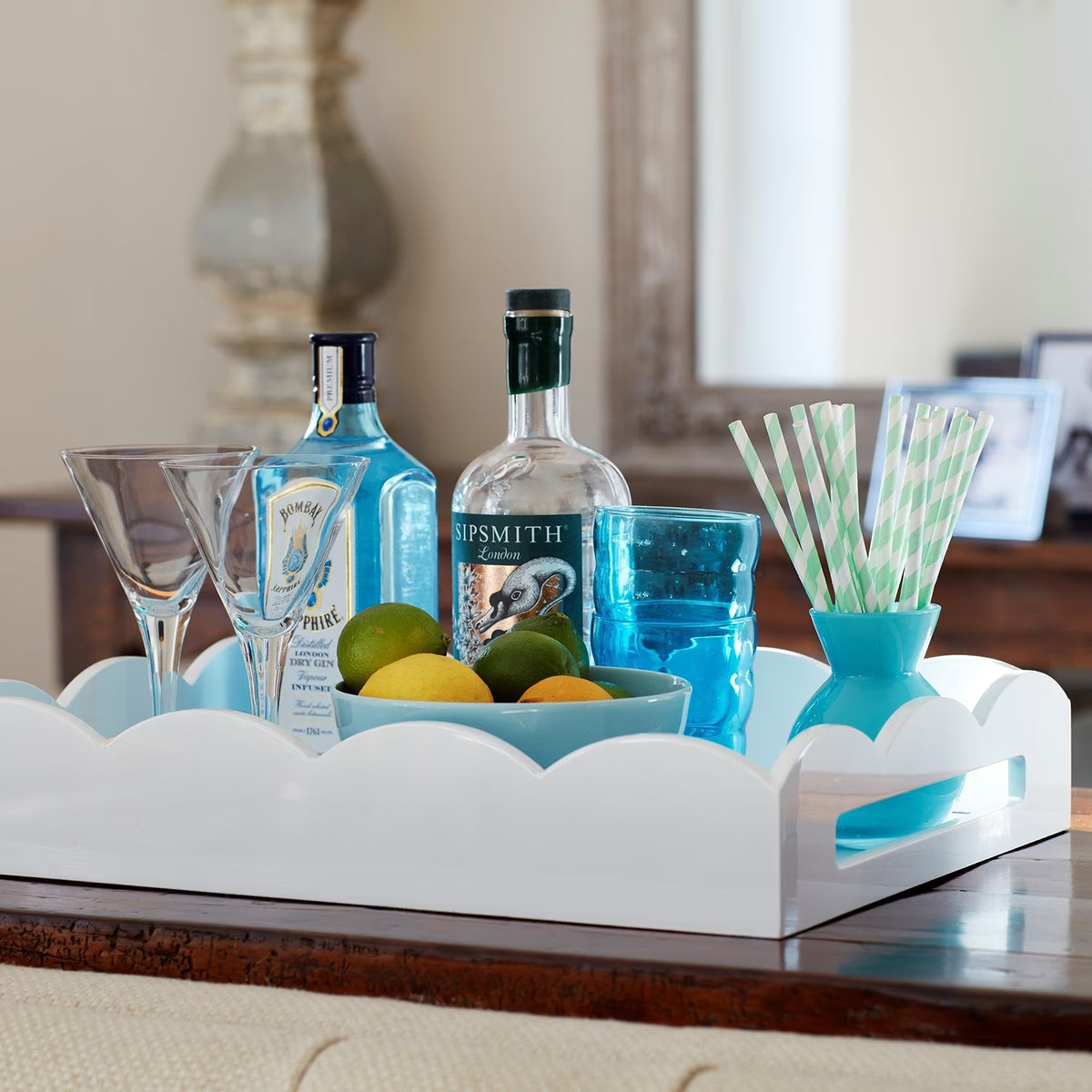 Addison Ross Medium Lacquered Scallop Trays
