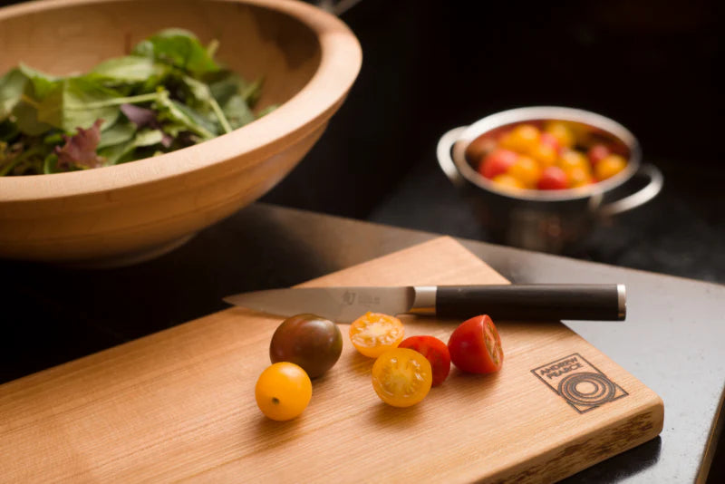 Small Single Live Edge "Citrus" Wood Cutting Board
