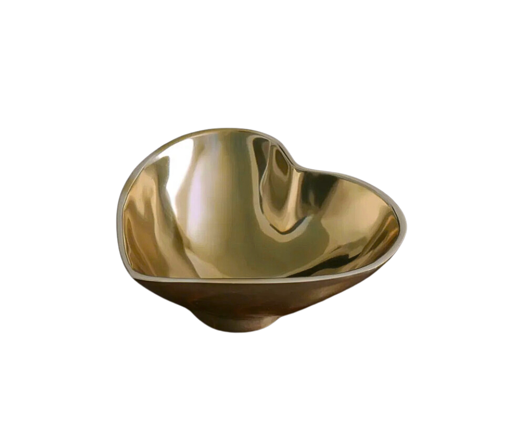Gold Heart Bowl