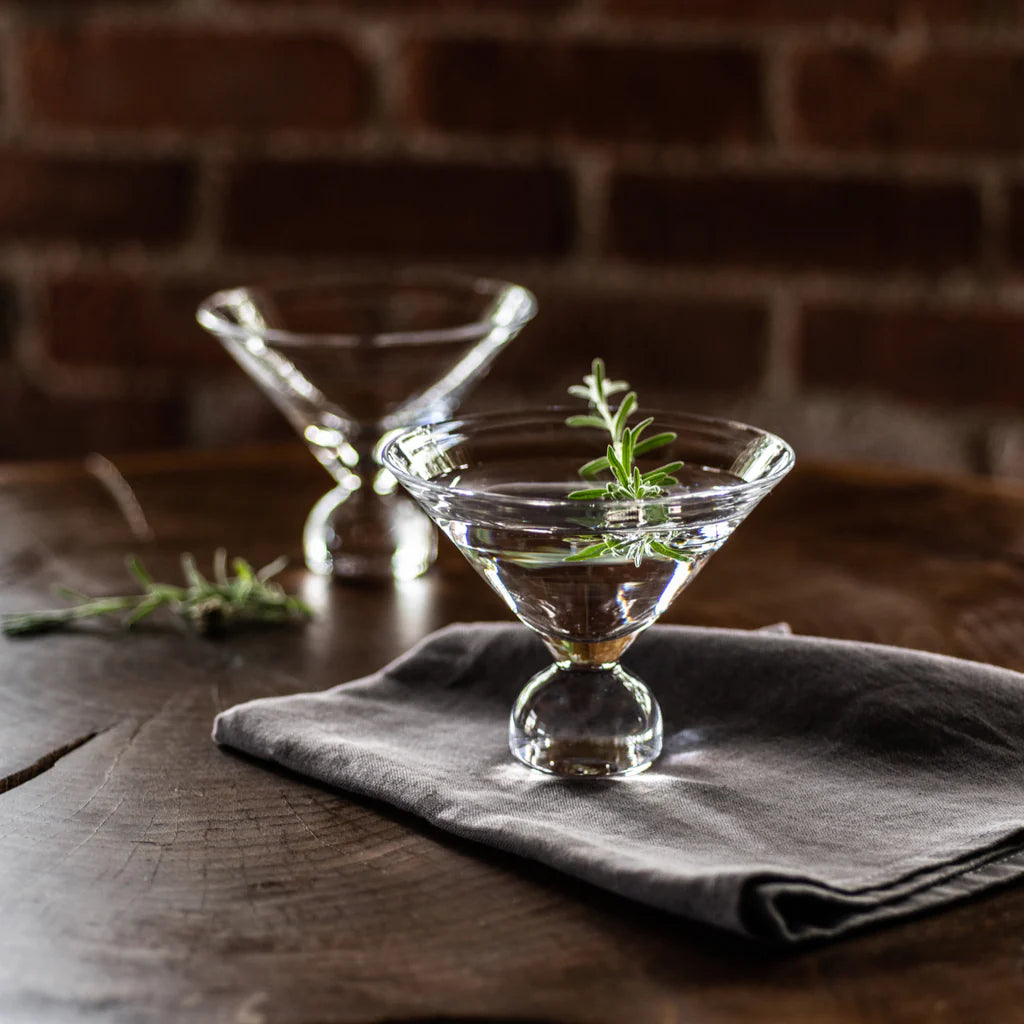 Simon Pearce Benson Martini Glasses - Set of 2