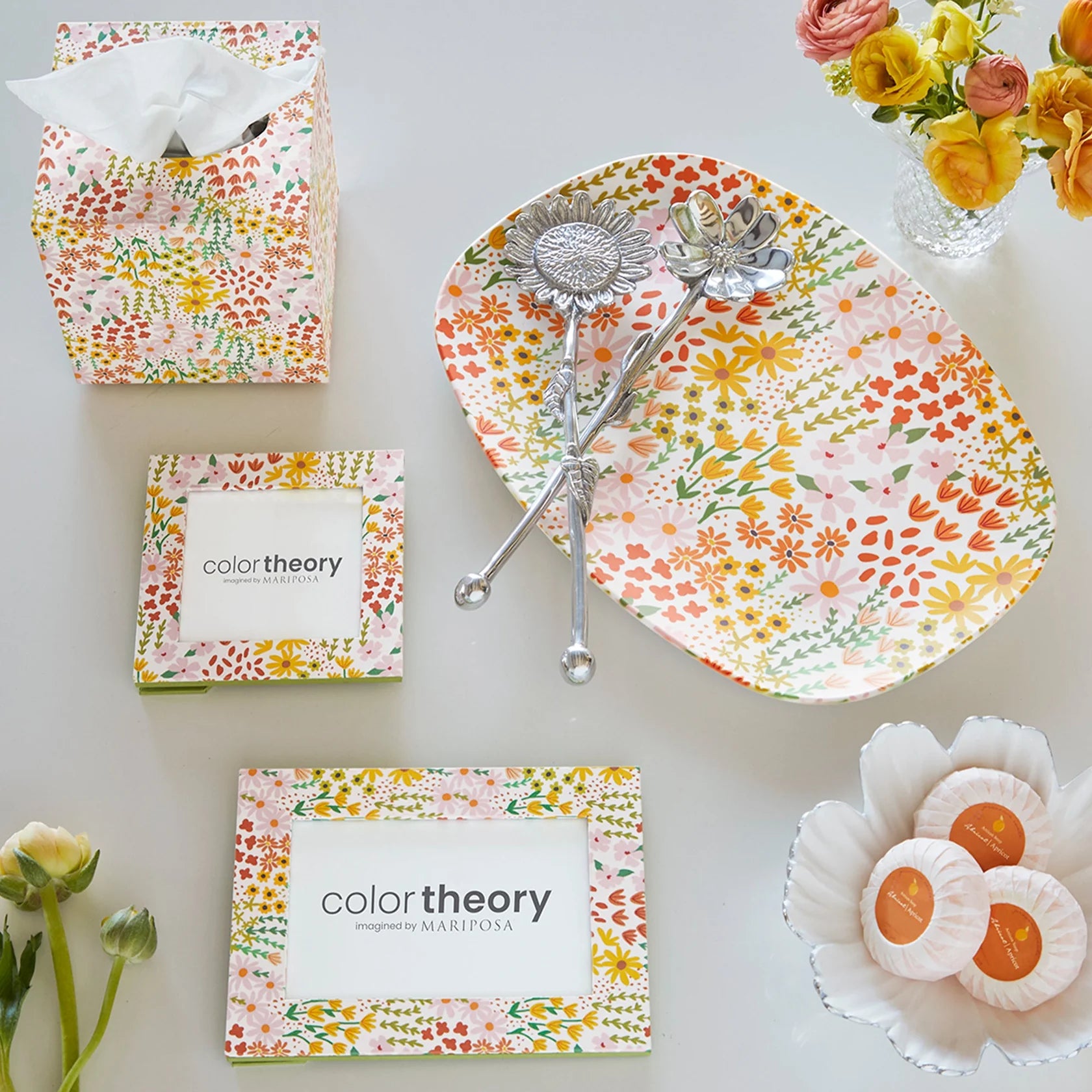 Botanical Tissue Box Cover