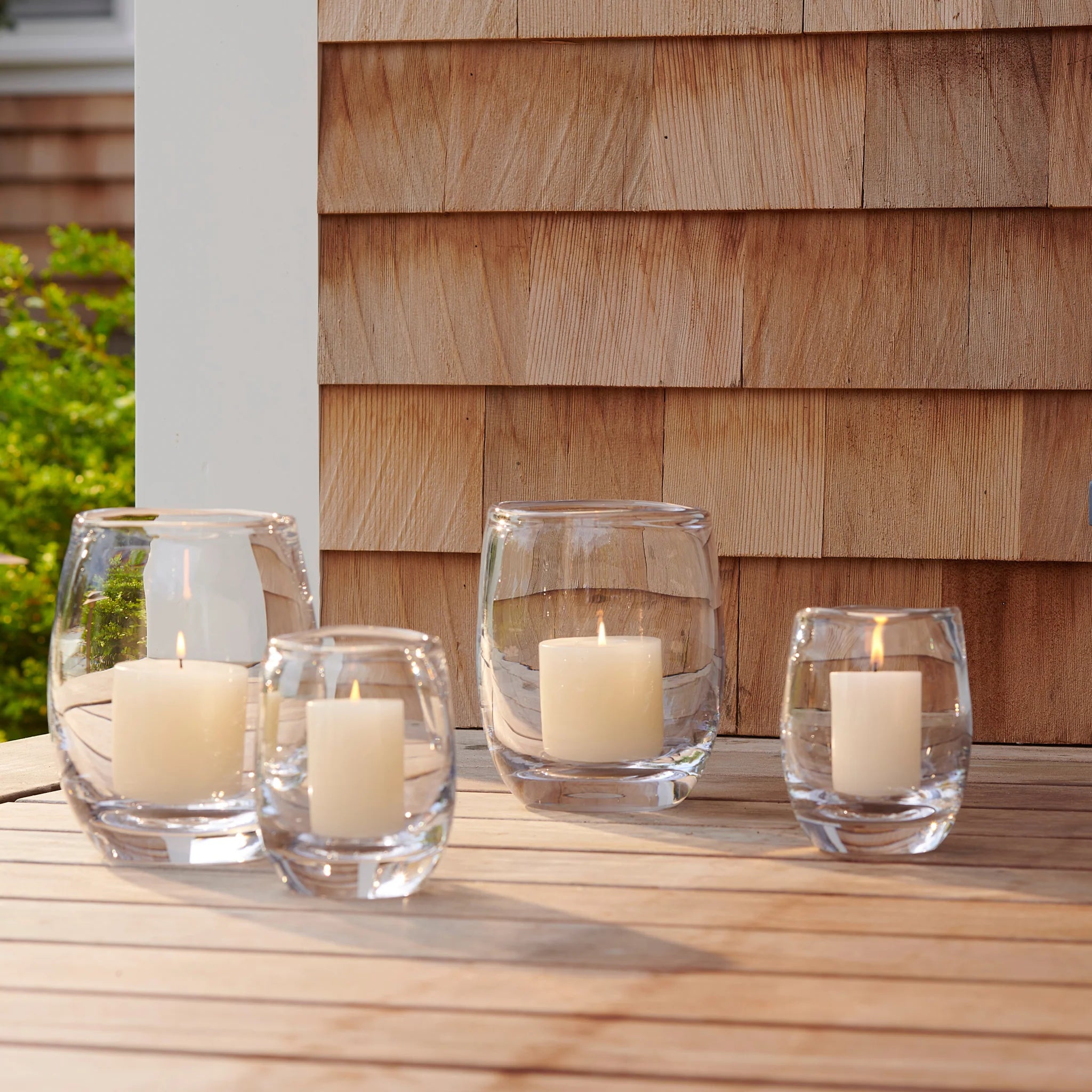 Simon Pearce Burlington Hurricane & Candle