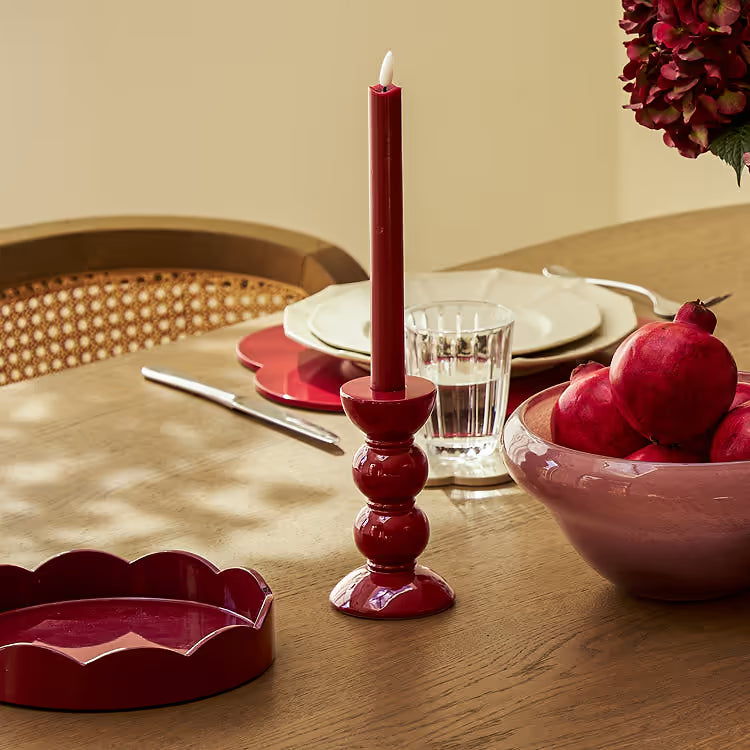 Addison Ross Round Small Lacquered Scallop Trays