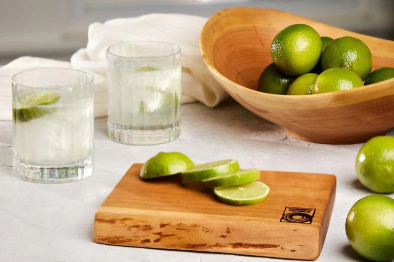 Small Single Live Edge "Citrus" Wood Cutting Board