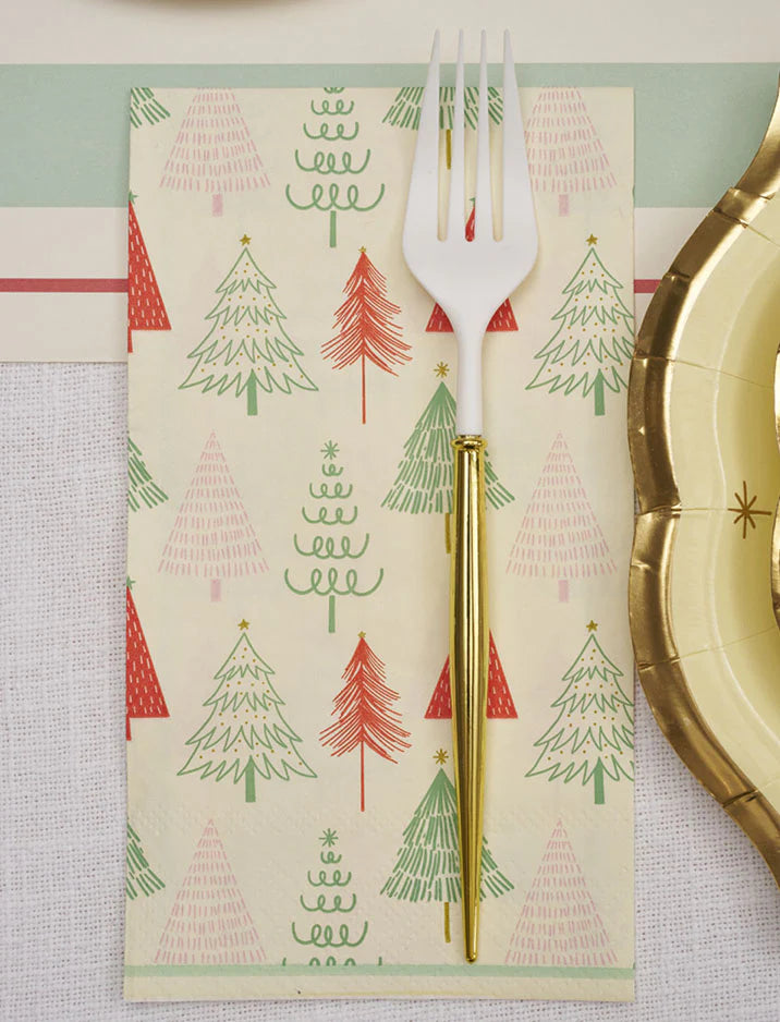 Holiday Guest Towels & Ceramic Tray Set