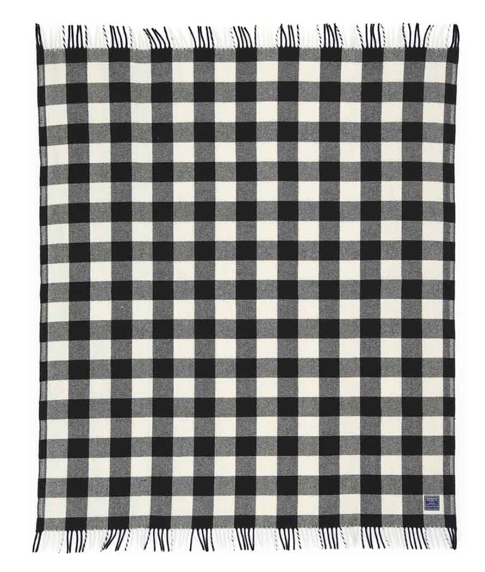 Buffalo Check Wool Throw Blanket