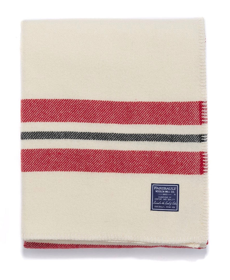 Cabin Wool Throw Blanket - Thumbnail 4