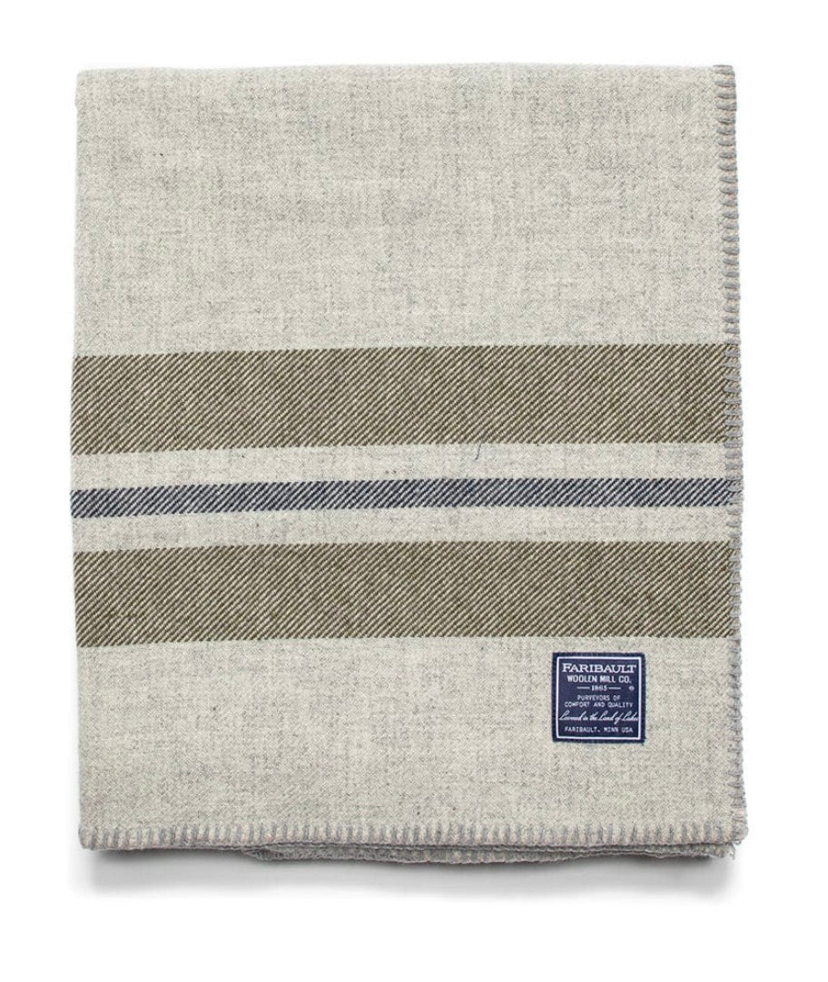 Cabin Wool Throw Blanket - Thumbnail 5